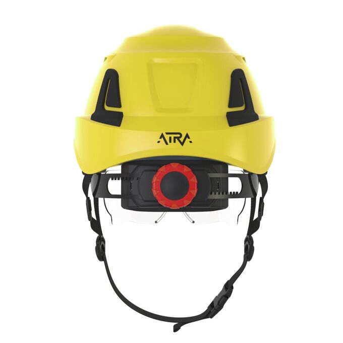 Kask ochronny PROTEKT ATRA 50V, żółty