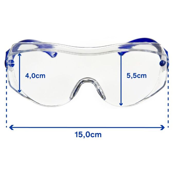 Okulary ochronne zewnętrzne Drager X-pect 8120 (R 58 248) bezbarwne, regulowane