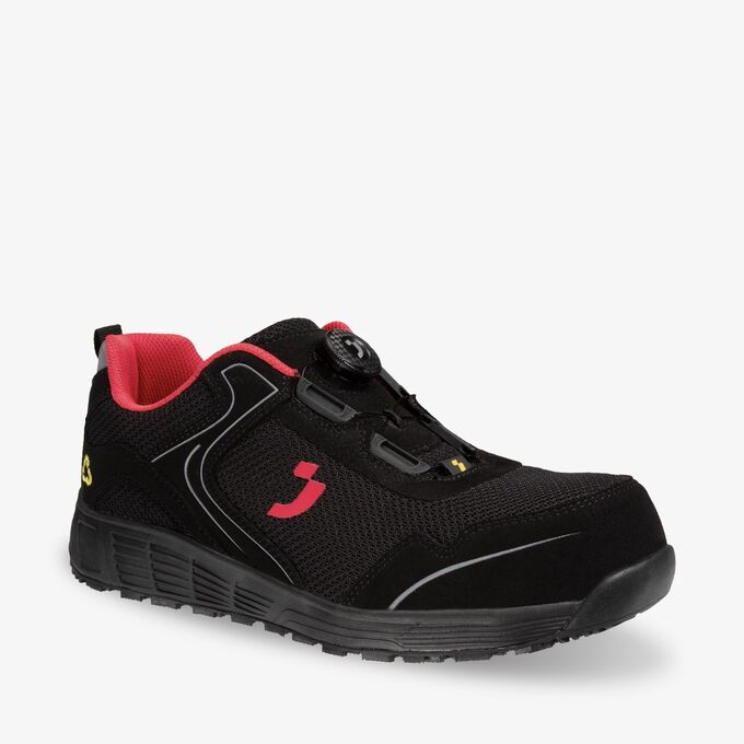 Półbuty robocze Safety Jogger Ecolobi S1P Low TLS S1 PS/SR ESD FO HRO, czarne