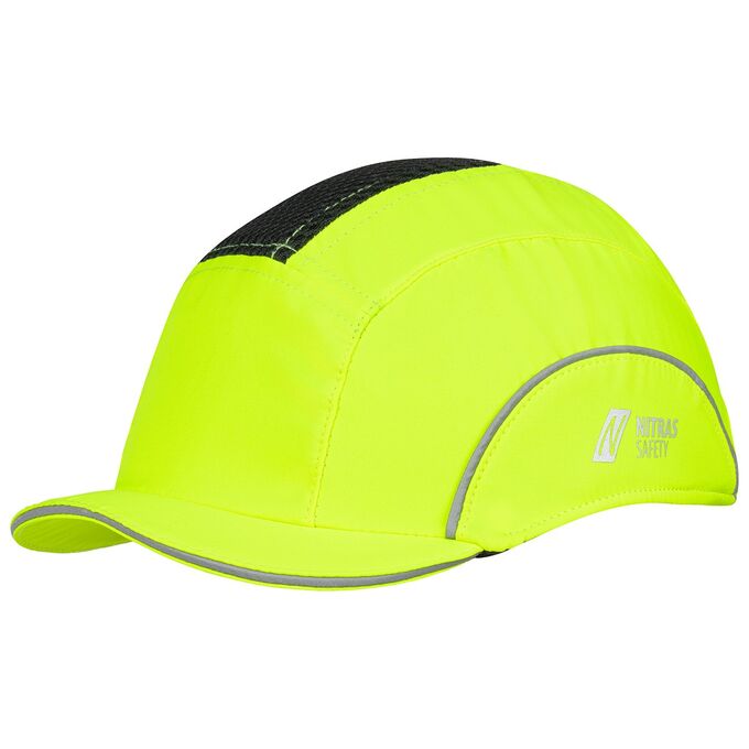 Czapka antyskalpowa Nitras Safety Lite Shield Pro 9551, neonowy żółty