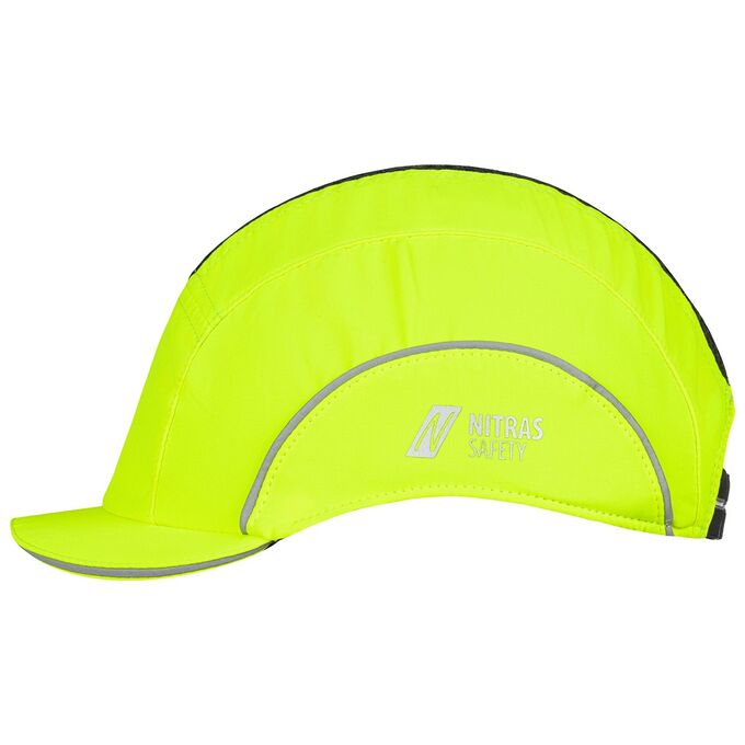 Czapka antyskalpowa Nitras Safety Lite Shield Pro 9551, neonowy żółty