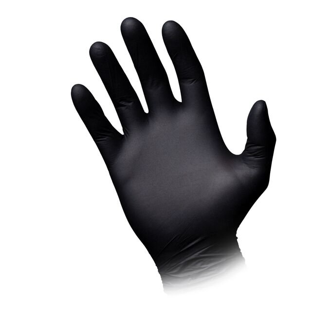 Jednorazowre rękawice nitrylowe Ampri Puracomfort Black 118-038 - 100 sztuk