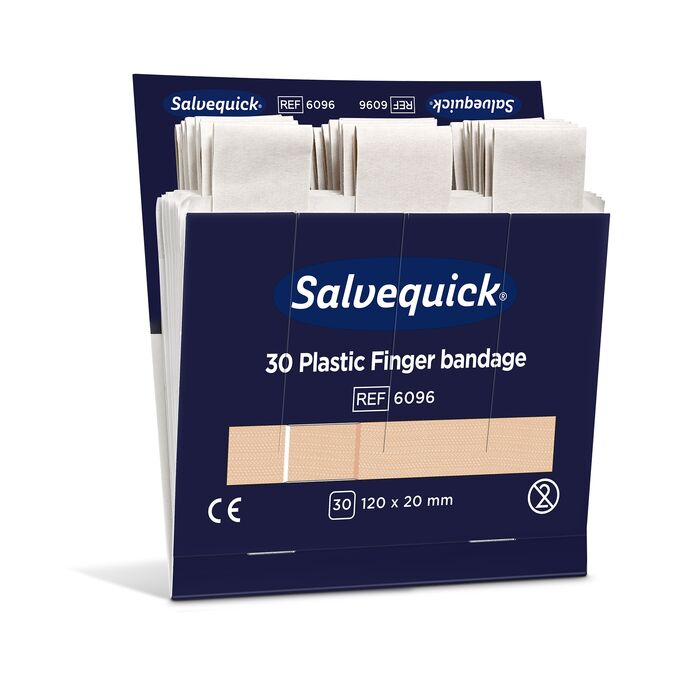 Plastry opatrunkowe plastikowe długie Cederroth Salvequick, art. 6096