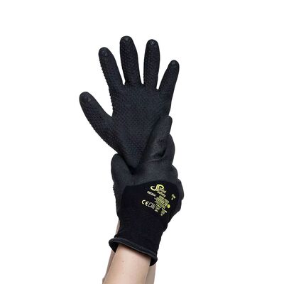 Rękawice robocze Ampri Solid Safety Tough Winter Dots do pracy w niskich temperaturach