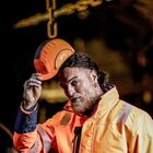 Czapka antyskalpowa Nitras Safety Lite Shield Pro 9551, neonowy pomarańczowy