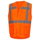 Kamizelka ostrzegawcza Nitras 7119, pomarańczowa