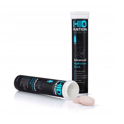 Hipotonik HID-Ration, witaminy, elektrolity, aminokwasy, bez cukru, tuba 20 tabletek