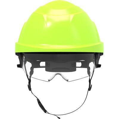 Kask ochronny PROTEKT ATRA 20, neonowy żółty