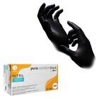 Jednorazowre rękawice nitrylowe Ampri Puracomfort Black 118-038 - 100 sztuk