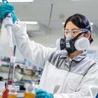 Zestaw do prac z chemikaliami Drager X-plore 3300 + filtry A1B1E1K1 Hg P3 R D (2 szt) (R57794), rozm. M