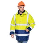 Kurtka robocza Mark the Helper Thick 77504, neonowo zółto-granatowa
