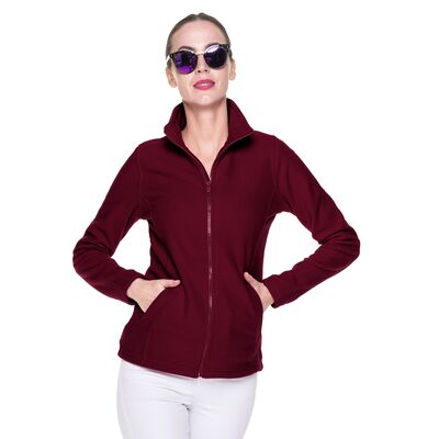 Bluza polarowa damska Promostars Ladies Double 68103, ciemnoczerwona