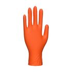 Jednorazowe rękawice nitrylowe High Durability Portwest A930, pomarańczowe - 100 sztuk