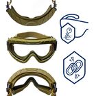 Gogle ochronne Drager X-pect 4900 (3717351) podwójna soczewka, oliwkowe