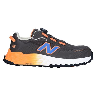 Buty robocze New Balance Cremorne BOA 2E, S3L ESD HRO FO SC SR, brązowo-pomarańczowe