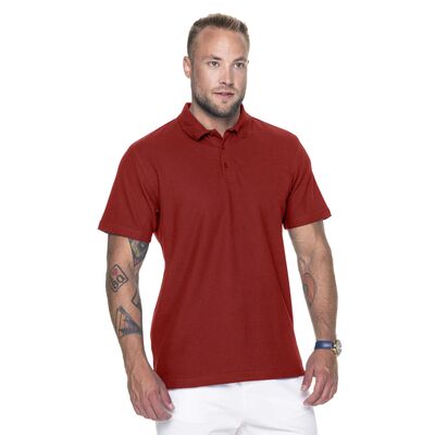 Koszulka polo Promostars Cotton 42250, ciemnoczerwona