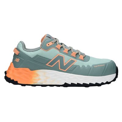 Damskie buty robocze New Balance Cremorne Womens S3L HRO FO SC, zielono-pomarańczowe