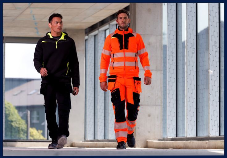 Czarna odzież odblaskowa – połączenie widoczności i nowoczesnego designu