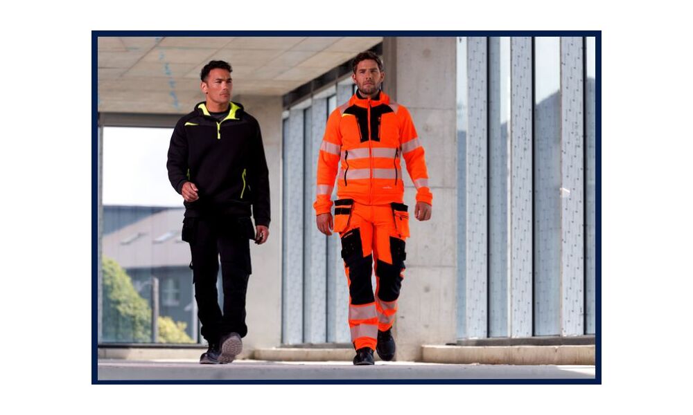 Czarna odzież odblaskowa – połączenie widoczności i nowoczesnego designu